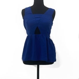 Zara Basics Royal Blue shirt